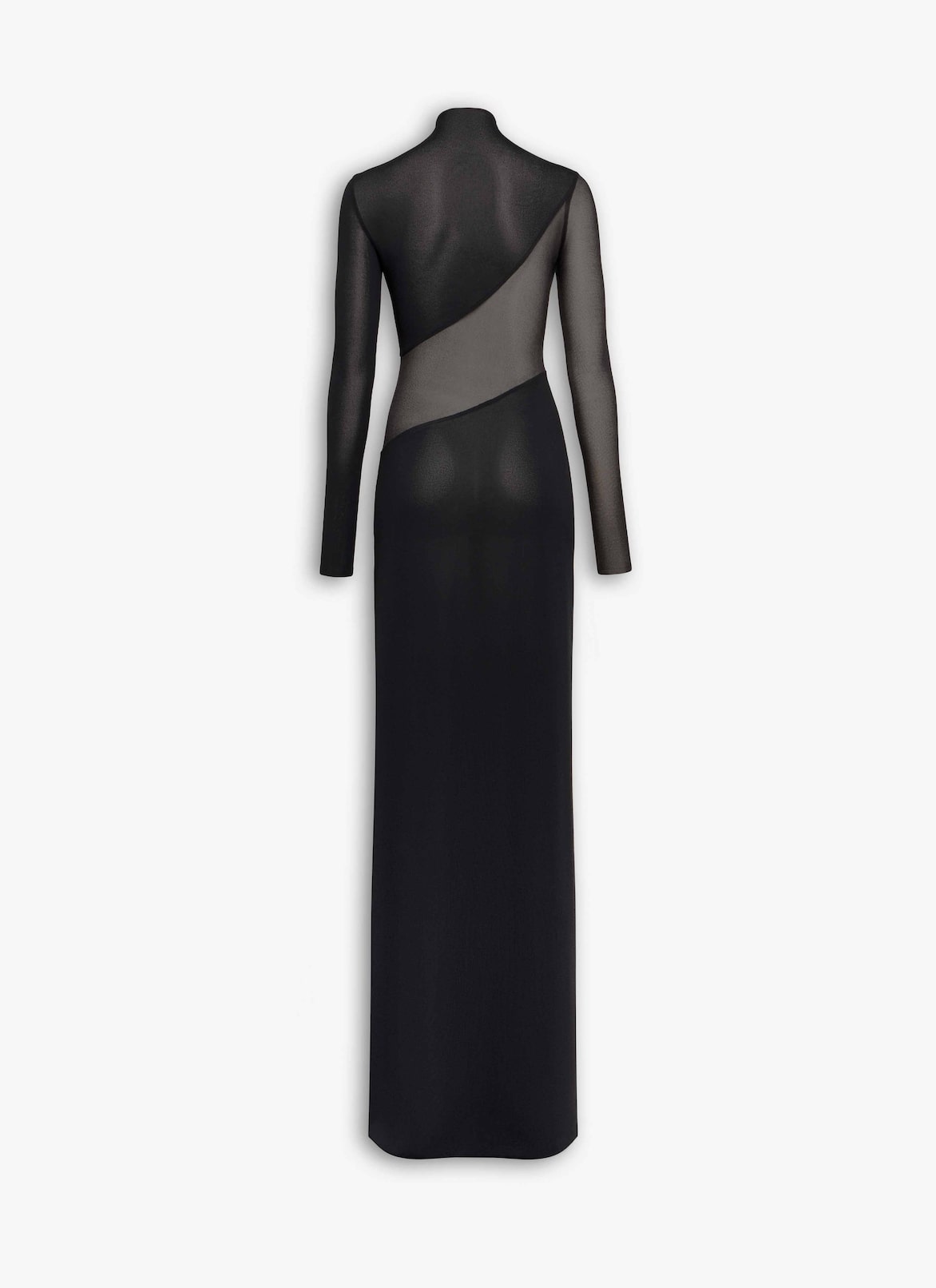 SILK KNIT CUT OUT DRESS ALAÏA BLACK SILK KNIT CUT OUT DRESS